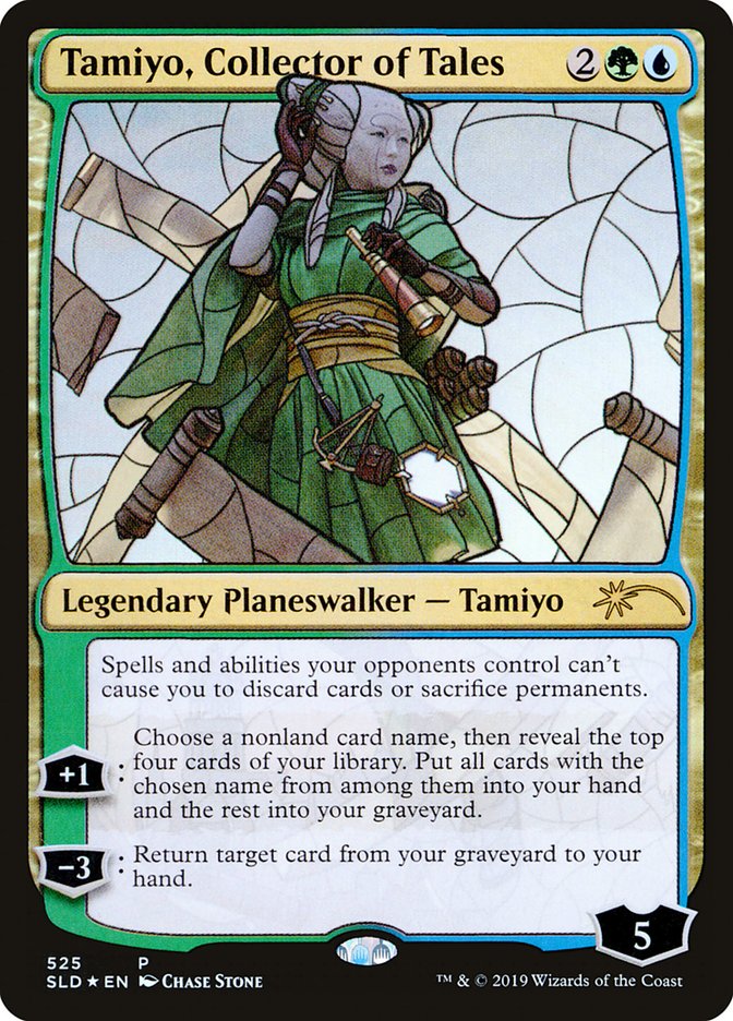 Tamiyo, Collector of Tales (Stained Glass) [Secret Lair Drop Promos] | PLUS EV GAMES 