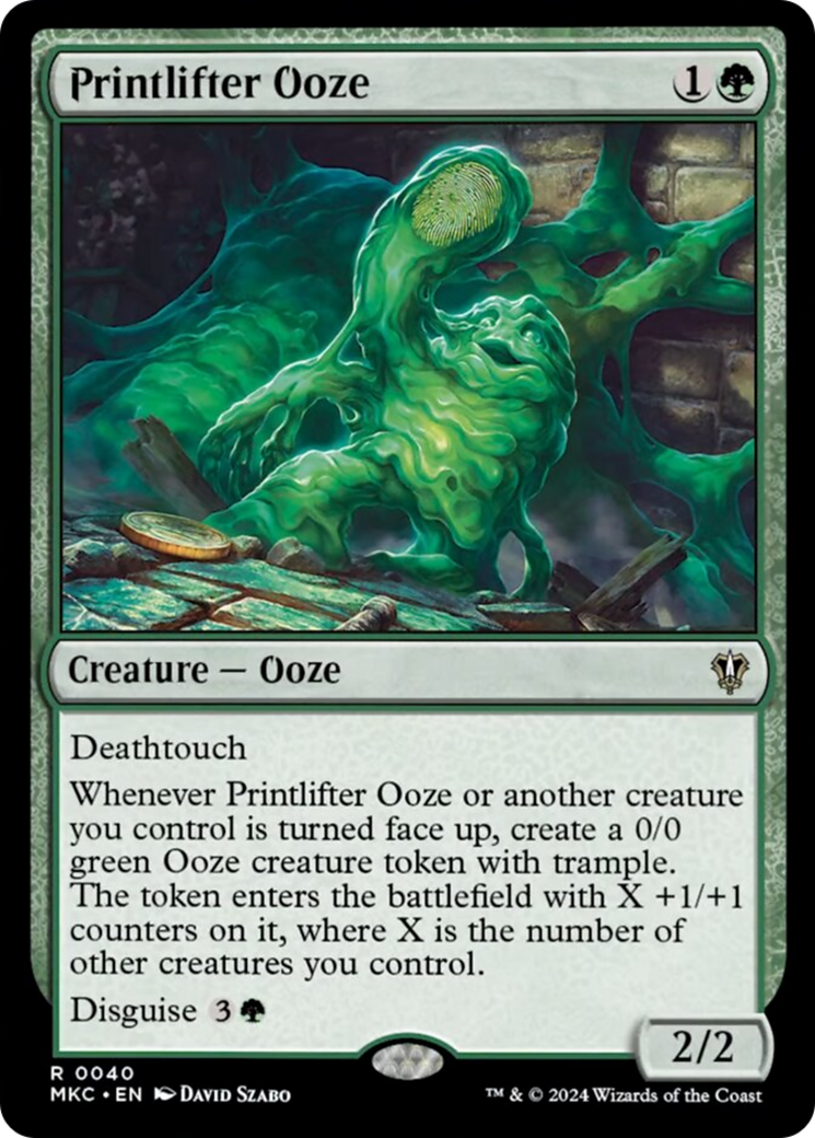 Printlifter Ooze [Murders at Karlov Manor Commander] | PLUS EV GAMES 