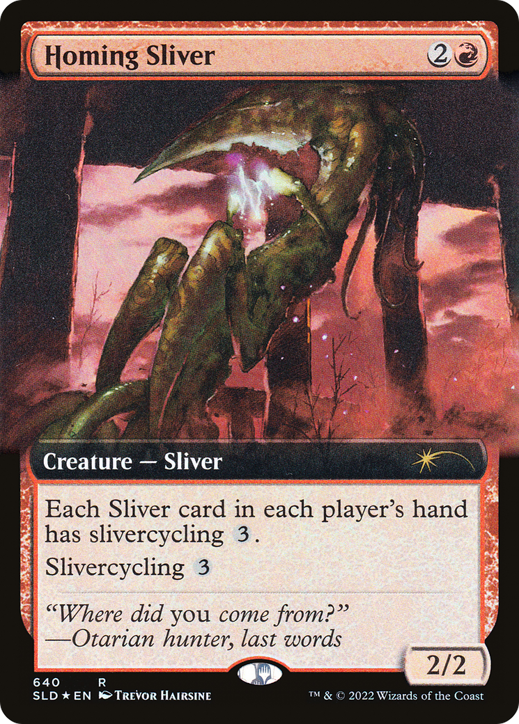 Homing Sliver (Extended Art) [Secret Lair Drop Promos] | PLUS EV GAMES 