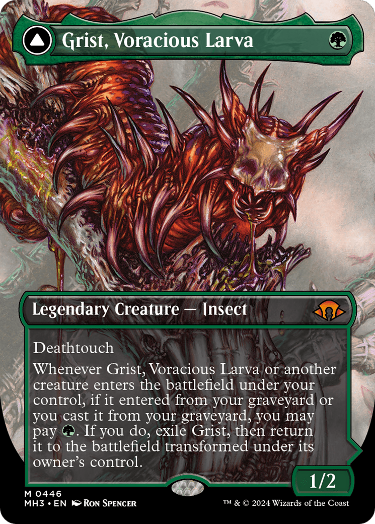 Grist, Voracious Larva // Grist, the Plague Swarm (Borderless) [Modern Horizons 3] | PLUS EV GAMES 