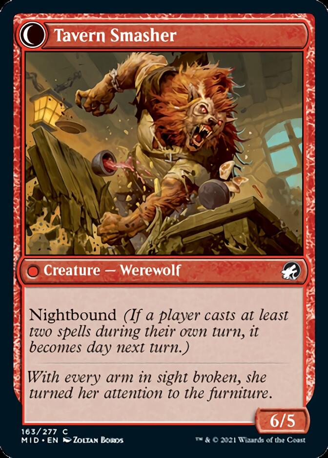Tavern Ruffian // Tavern Smasher [Innistrad: Midnight Hunt] | PLUS EV GAMES 