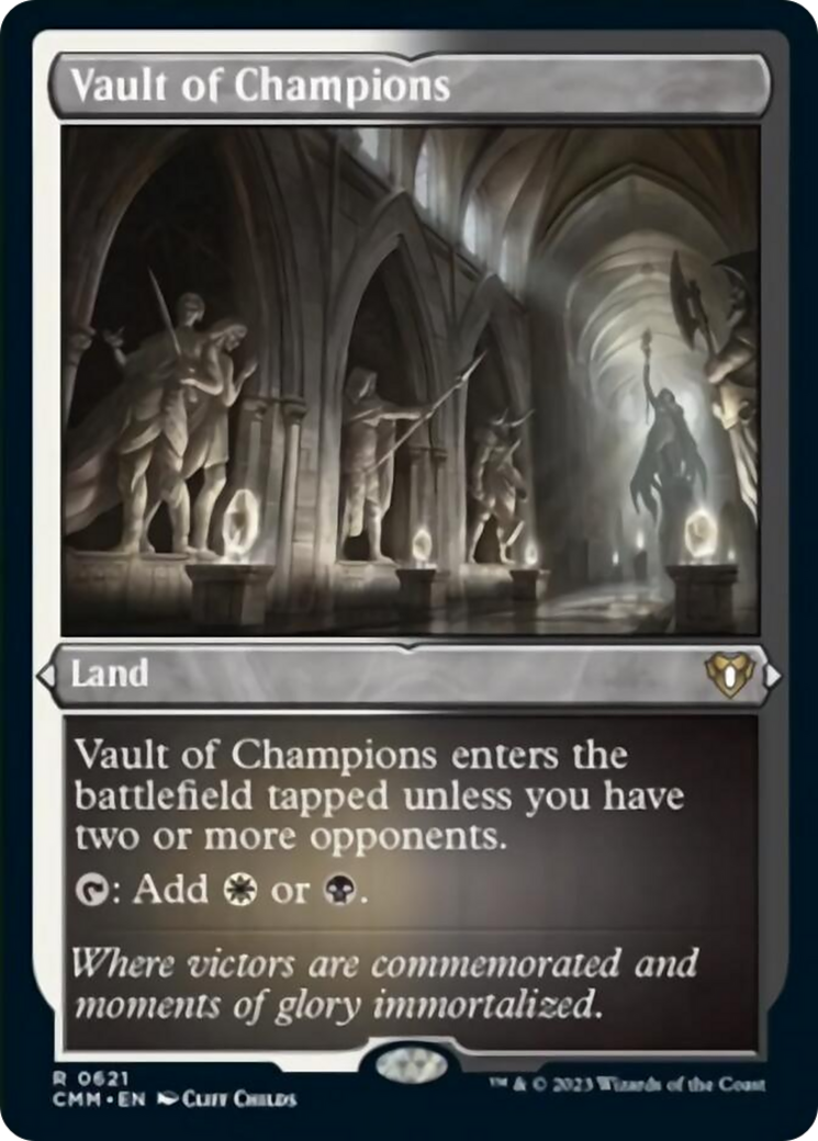 Vault of Champions (Foil Etched) [Commander Masters] | PLUS EV GAMES 