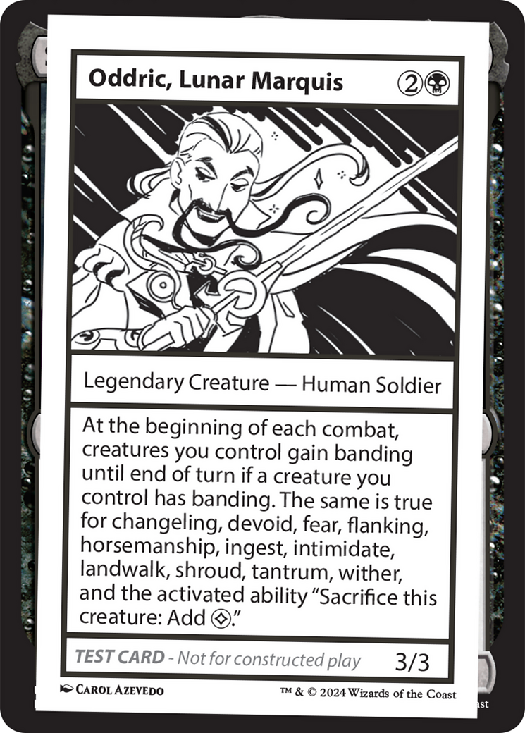 Oddric, Lunar Marquis [Mystery Booster 2 Playtest Cards] | PLUS EV GAMES 