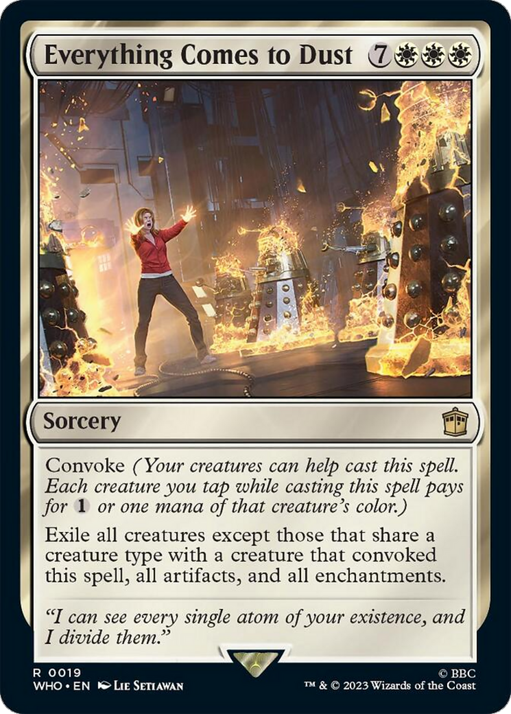 Everything Comes to Dust [Doctor Who] | PLUS EV GAMES 