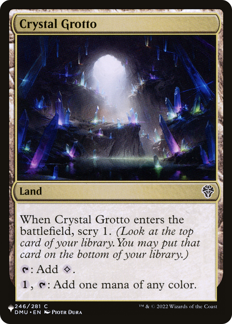 Crystal Grotto [The List Reprints] | PLUS EV GAMES 