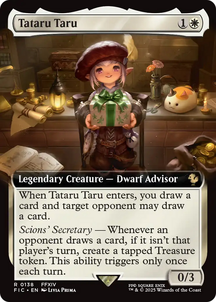 Tataru Taru (Extended Art) [FINAL FANTASY Commander] | PLUS EV GAMES 