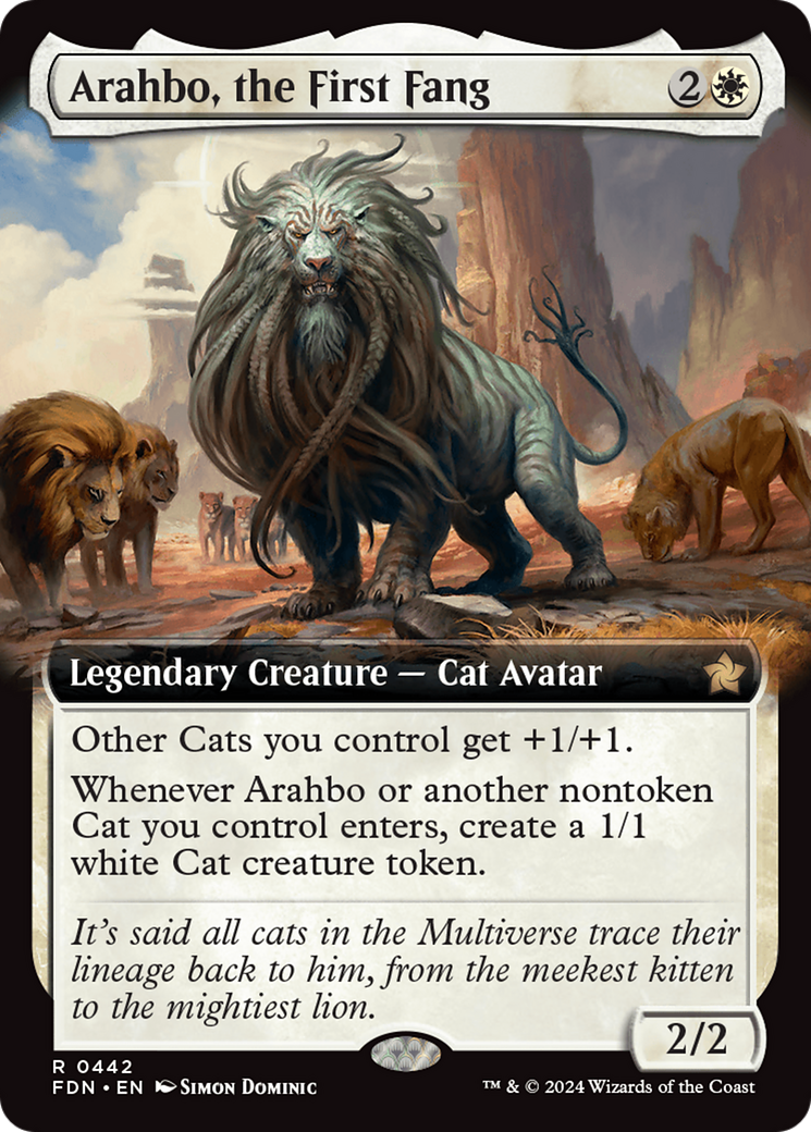 Arahbo, the First Fang (Extended Art) [Foundations] | PLUS EV GAMES 