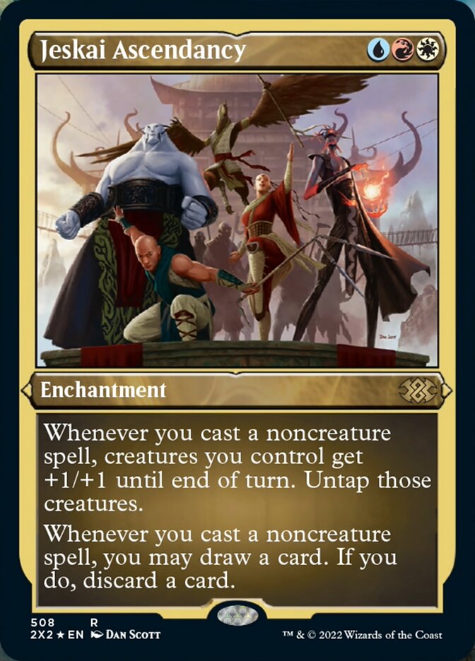 Jeskai Ascendancy (Foil Etched) [Double Masters 2022] | PLUS EV GAMES 