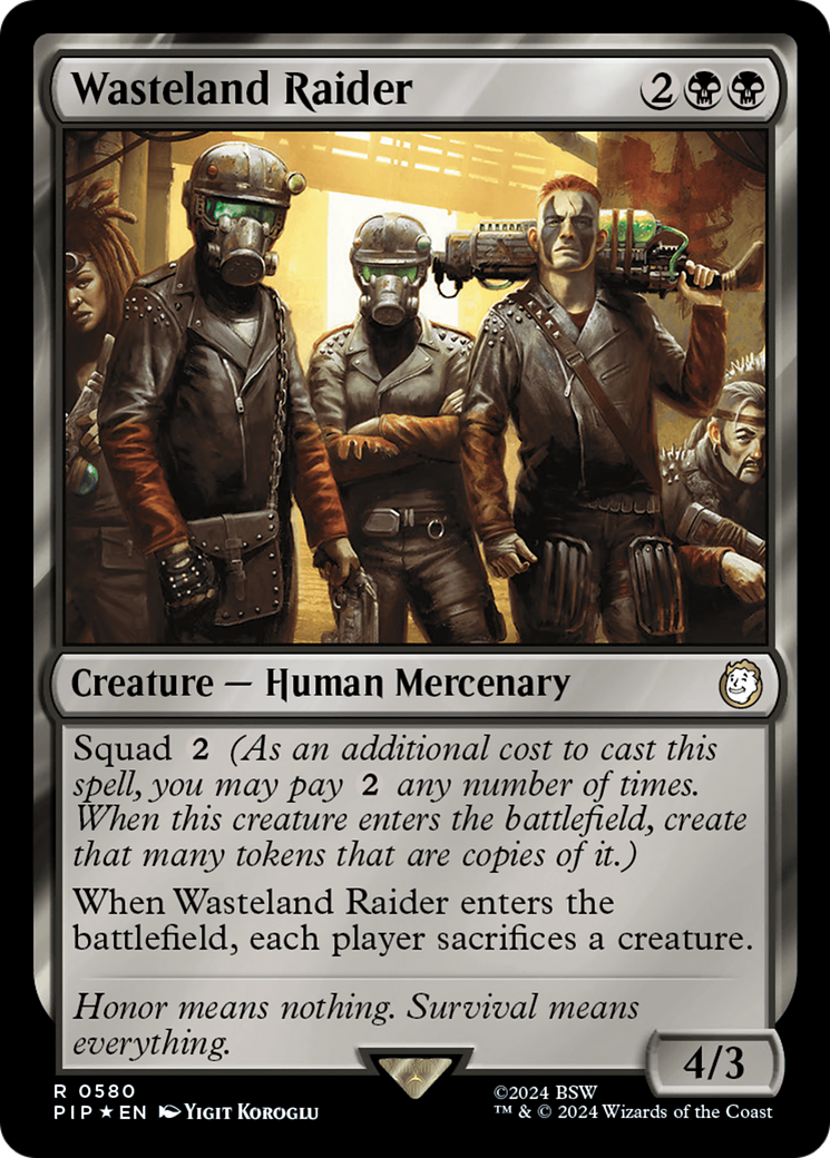 Wasteland Raider (Surge Foil) [Fallout] | PLUS EV GAMES 