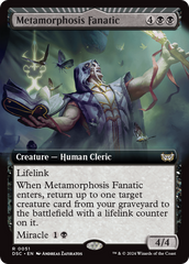 Metamorphosis Fanatic (Extended Art) [Duskmourn: House of Horror Commander] | PLUS EV GAMES 