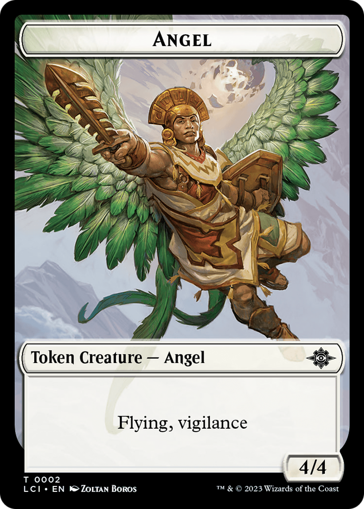 Angel Token [The Lost Caverns of Ixalan Tokens] | PLUS EV GAMES 