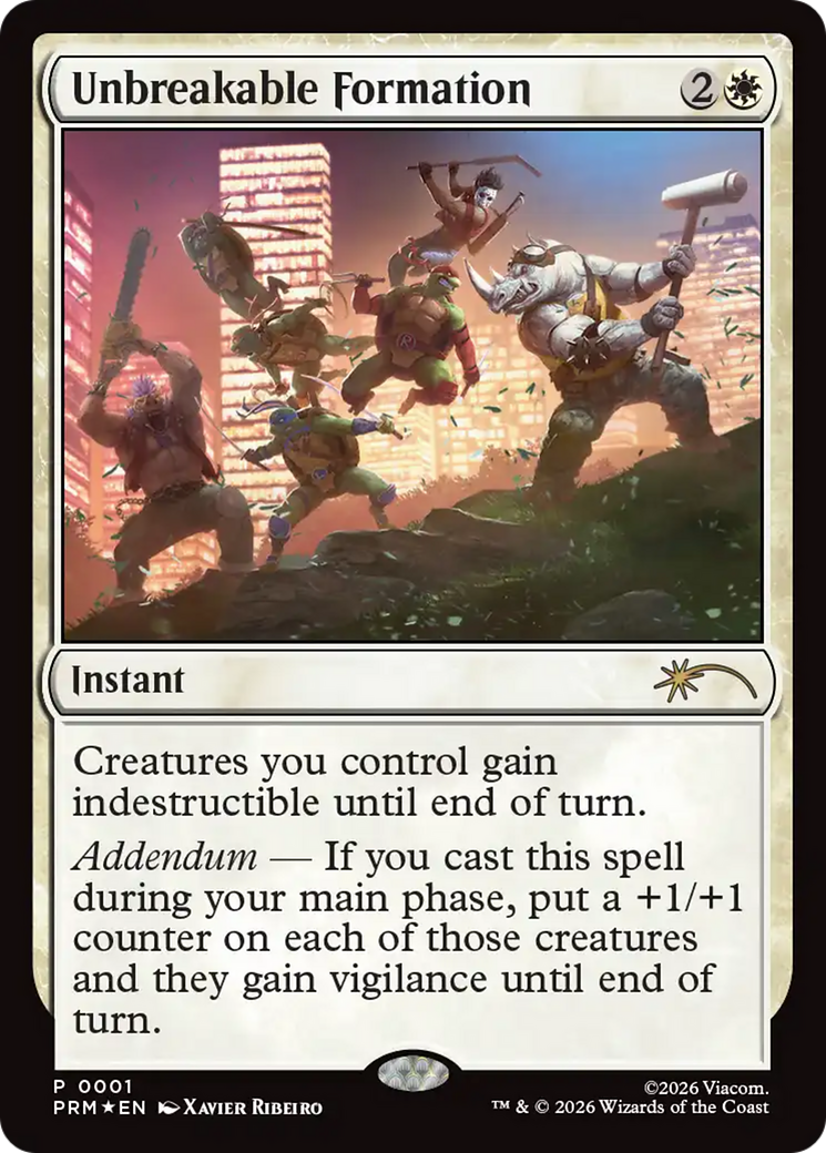 Unbreakable Formation [Media Promos] | PLUS EV GAMES 