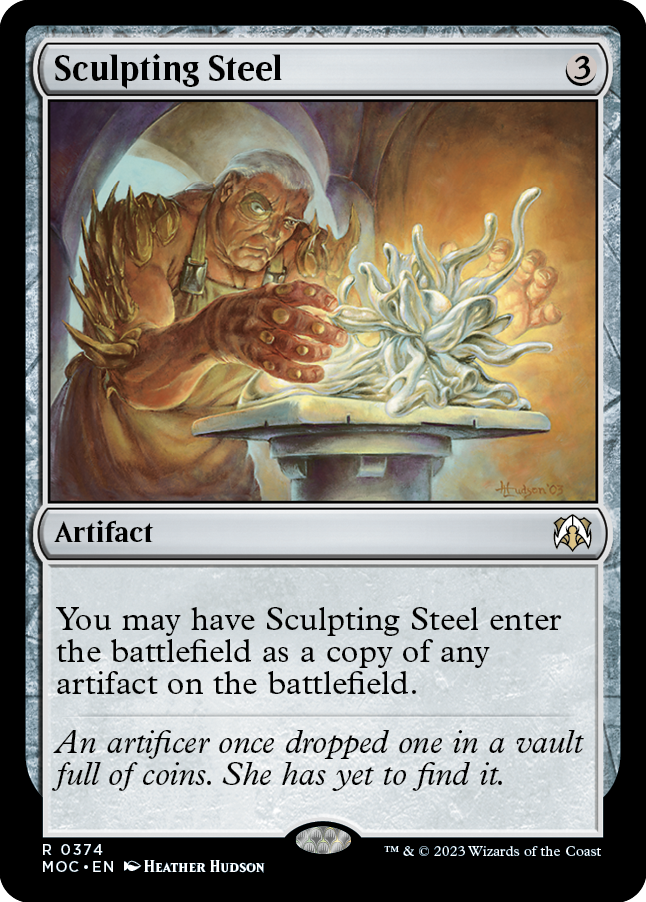 Sculpting Steel [March of the Machine Commander] | PLUS EV GAMES 