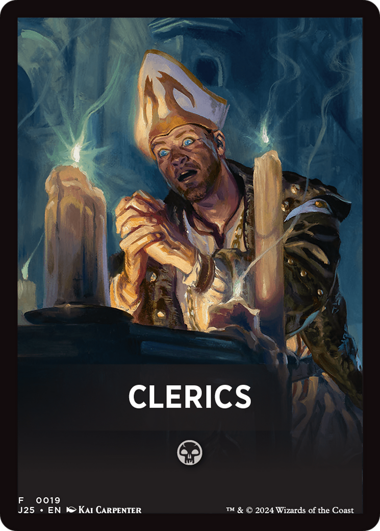 Clerics Theme Card [Foundations Jumpstart Front Cards] | PLUS EV GAMES 