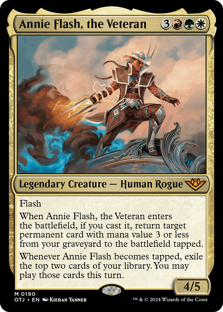 Annie Flash, the Veteran [Outlaws of Thunder Junction] | PLUS EV GAMES 