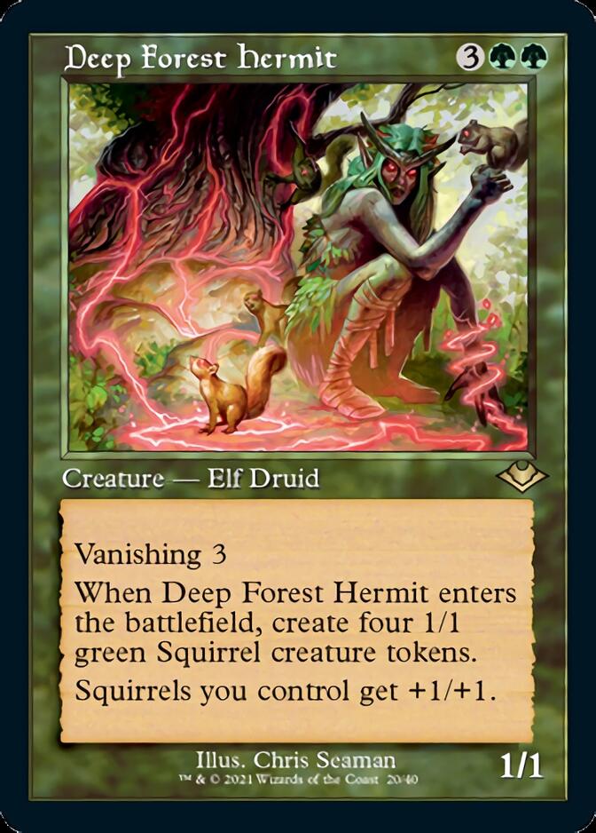 Deep Forest Hermit (Retro Foil Etched) [Modern Horizons] | PLUS EV GAMES 