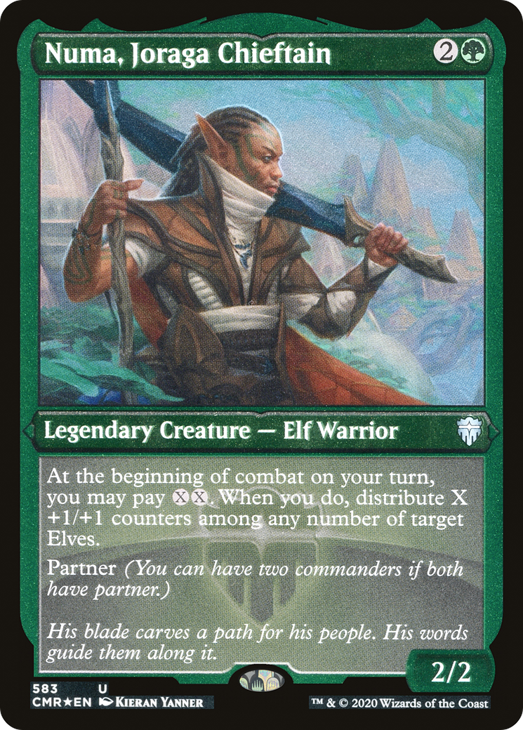 Numa, Joraga Chieftain [Commander Legends Etched]