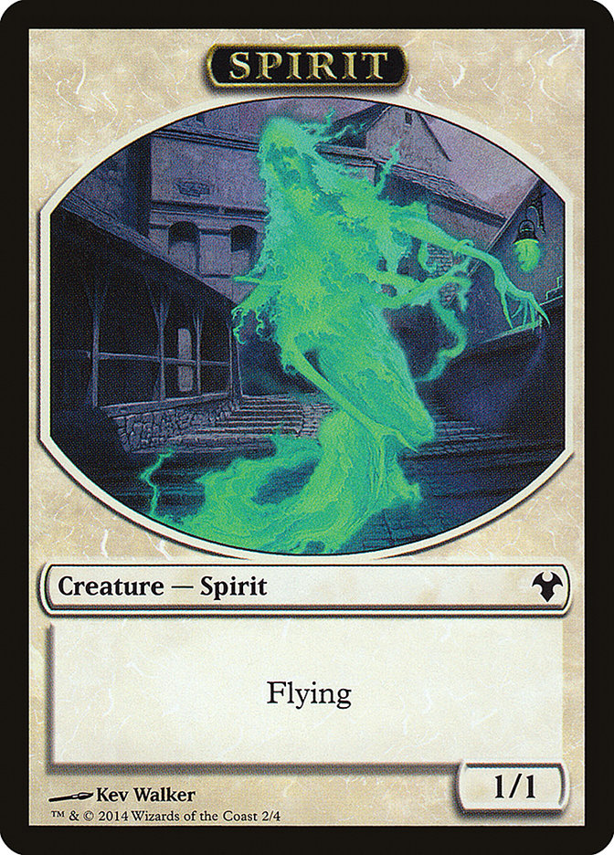 Myr // Spirit Double-Sided Token [Modern Event Deck 2014 Tokens] | PLUS EV GAMES 