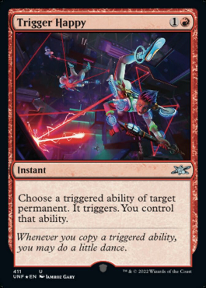 Trigger Happy (Galaxy Foil) [Unfinity] | PLUS EV GAMES 