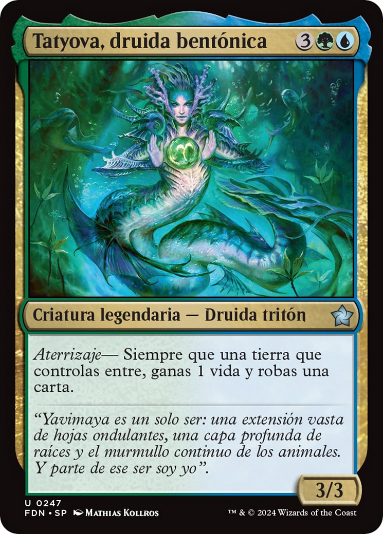 Tatyova, Benthic Druid [Foundations] | PLUS EV GAMES 