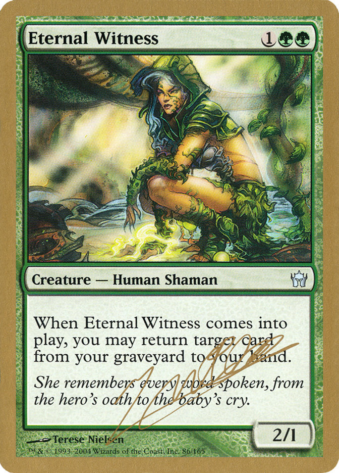 Eternal Witness (Julien Nuijten) [World Championship Decks 2004] | PLUS EV GAMES 