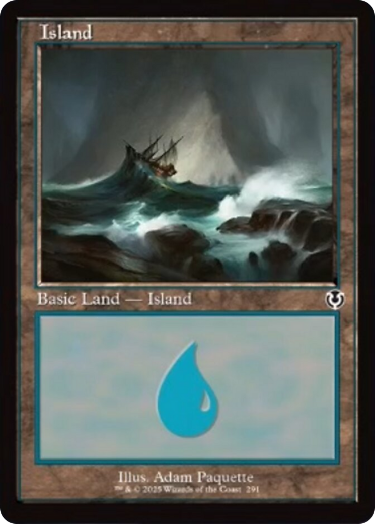 Island (291) (Retro Frame) [Innistrad Remastered] | PLUS EV GAMES 