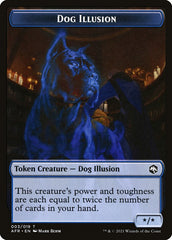 Angel // Dog Illusion Double-Sided Token [Dungeons & Dragons: Adventures in the Forgotten Realms Tokens] | PLUS EV GAMES 