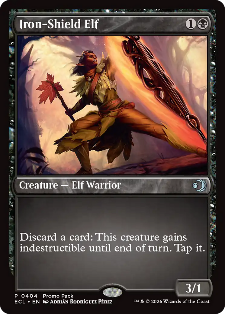 Iron-Shield Elf [Lorwyn Eclipsed Promos] | PLUS EV GAMES 