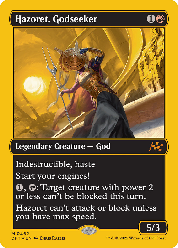 Hazoret, Godseeker (First-Place Foil) [Aetherdrift] | PLUS EV GAMES 