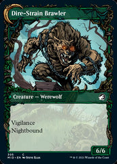 Tireless Hauler // Dire-Strain Brawler (Showcase Equinox) [Innistrad: Midnight Hunt] | PLUS EV GAMES 