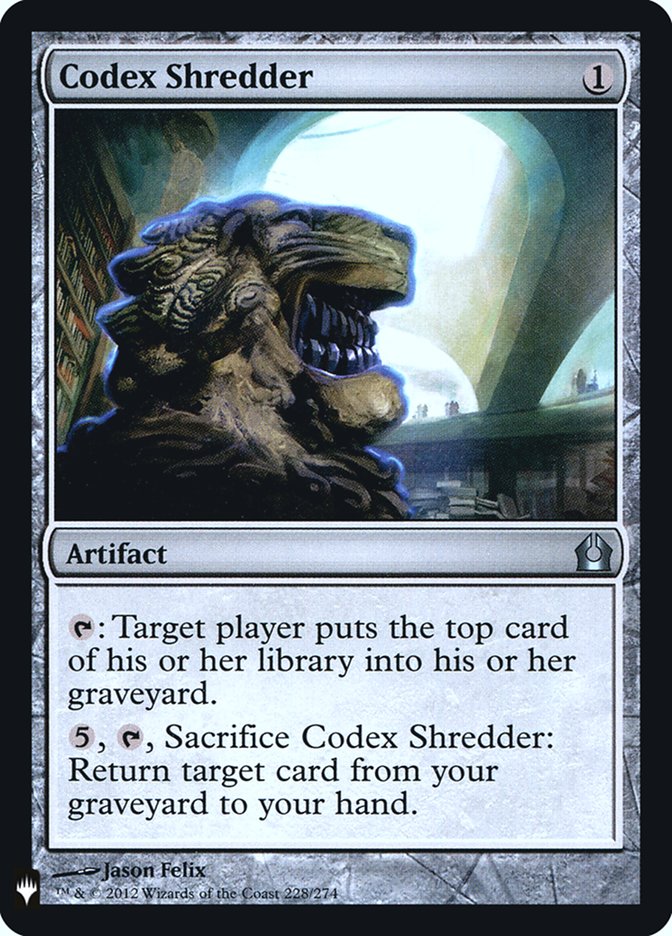 Codex Shredder [Mystery Booster] | PLUS EV GAMES 