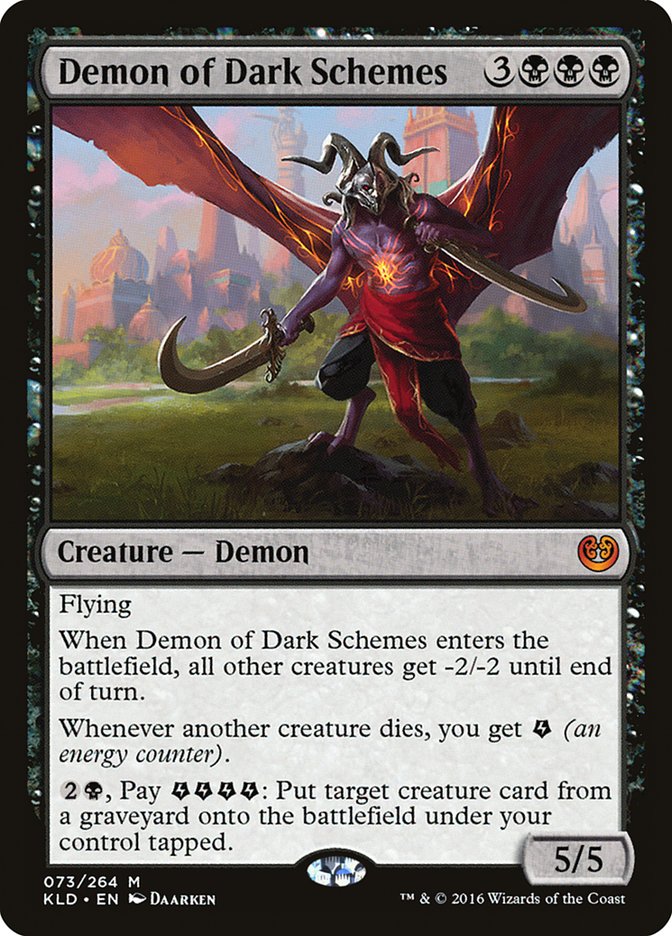 Demon of Dark Schemes [Kaladesh] | PLUS EV GAMES 