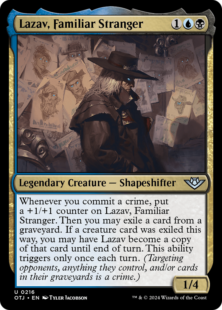 Lazav, Familiar Stranger [Outlaws of Thunder Junction] | PLUS EV GAMES 