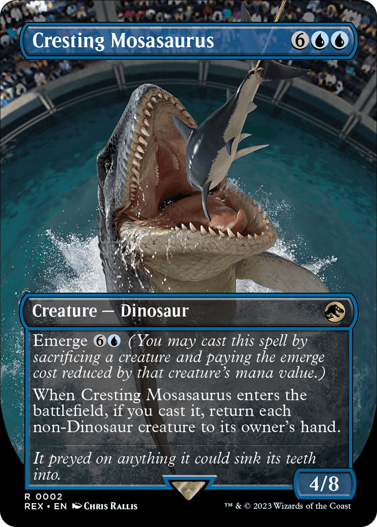 Cresting Mosasaurus (Borderless) [Jurassic World Collection] | PLUS EV GAMES 