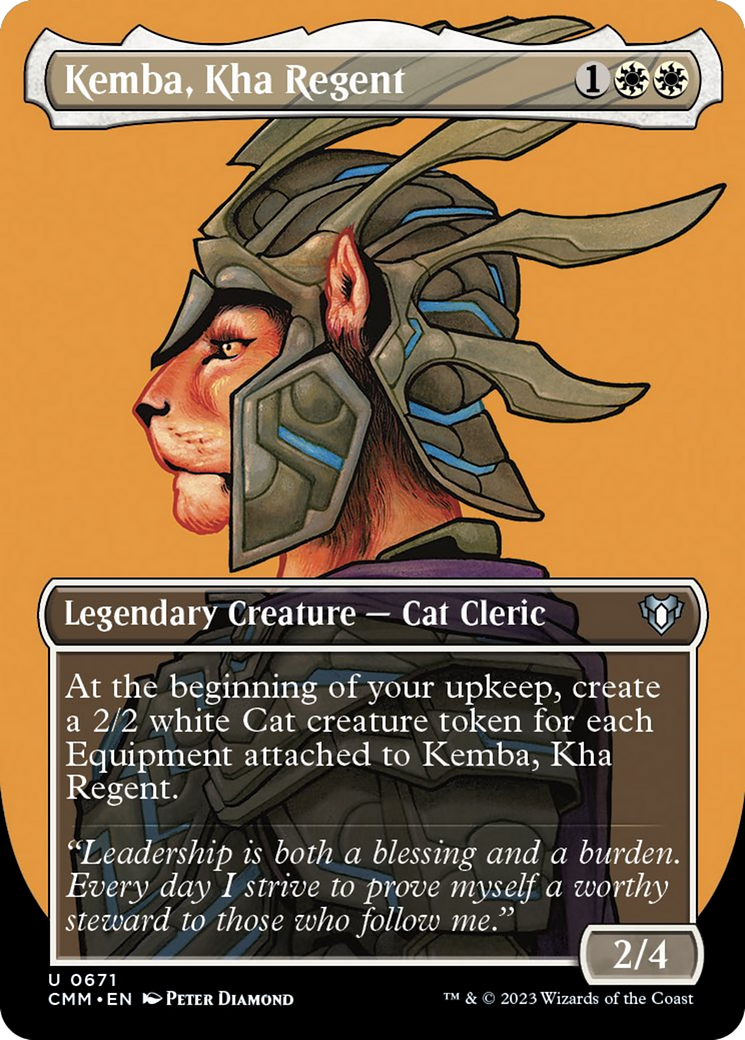 Kemba, Kha Regent (Borderless Profile) [Commander Masters] | PLUS EV GAMES 