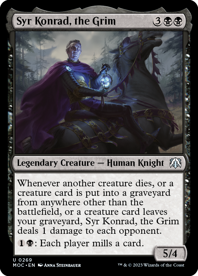 Syr Konrad, the Grim [March of the Machine Commander] | PLUS EV GAMES 