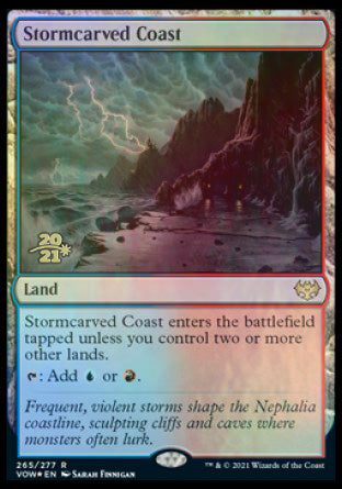 Stormcarved Coast [Innistrad: Crimson Vow Prerelease Promos] | PLUS EV GAMES 