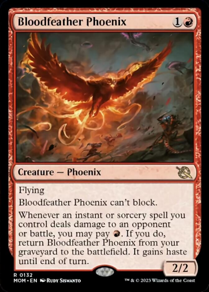 Bloodfeather Phoenix [March of the Machine] | PLUS EV GAMES 