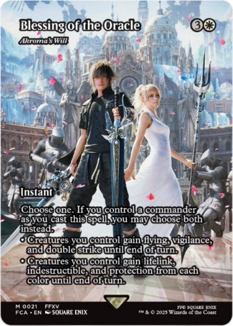 Blessing of the Oracle - Akroma's Will (Showcase) [FINAL FANTASY : Through the Ages] | PLUS EV GAMES 