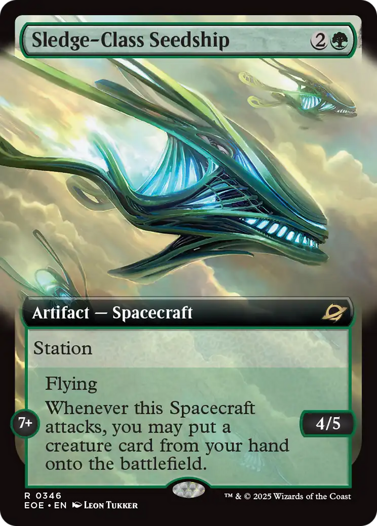 Sledge-Class Seedship (Extended Art) [Edge of Eternities] | PLUS EV GAMES 