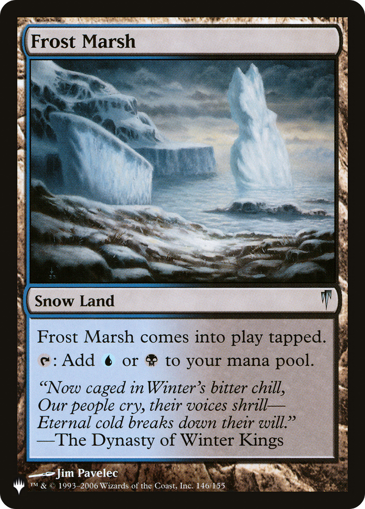 Frost Marsh [The List Reprints] | PLUS EV GAMES 