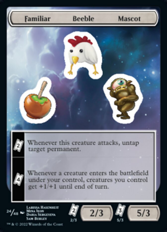 Familiar Beeble Mascot [Unfinity Stickers] | PLUS EV GAMES 