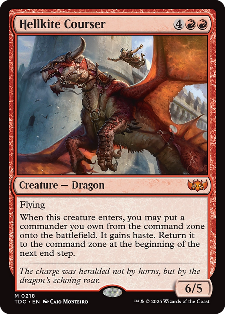 Hellkite Courser [Tarkir: Dragonstorm Commander] | PLUS EV GAMES 