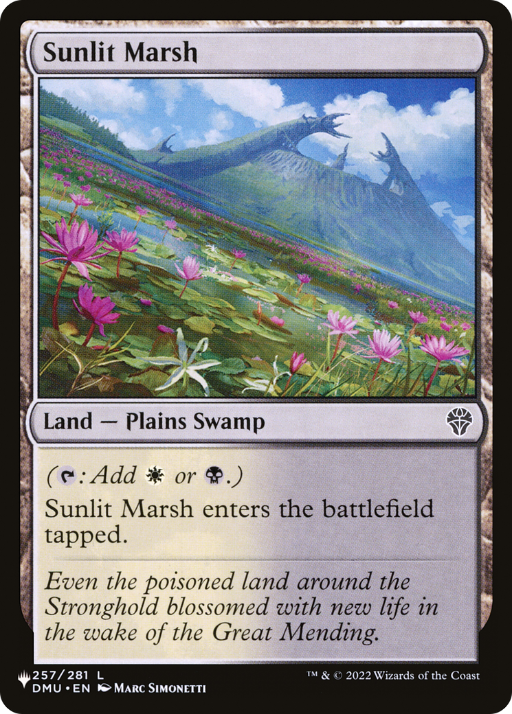 Sunlit Marsh [The List Reprints] | PLUS EV GAMES 