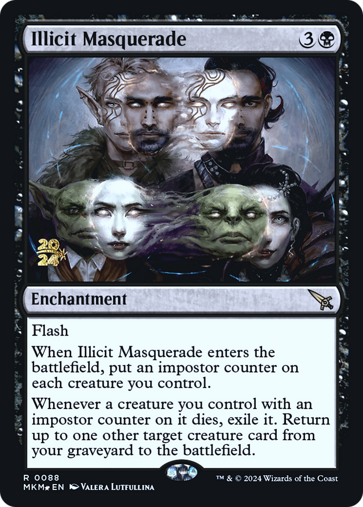 Illicit Masquerade [Murders at Karlov Manor Prerelease Promos] | PLUS EV GAMES 