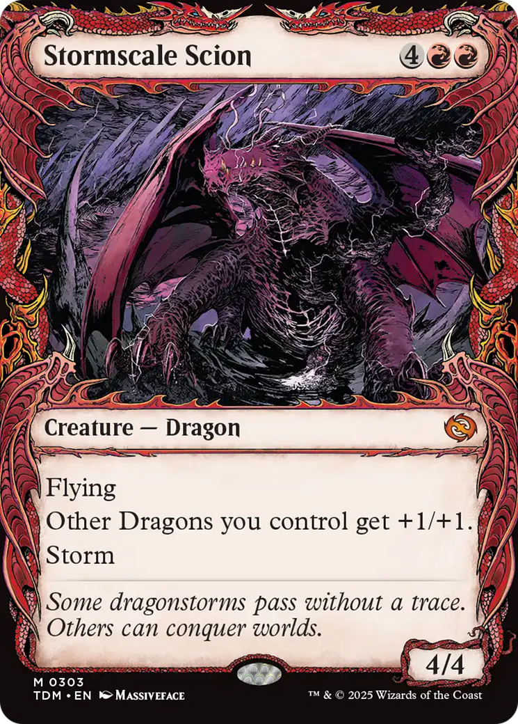 Stormscale Scion (Showcase) [Tarkir: Dragonstorm] | PLUS EV GAMES 