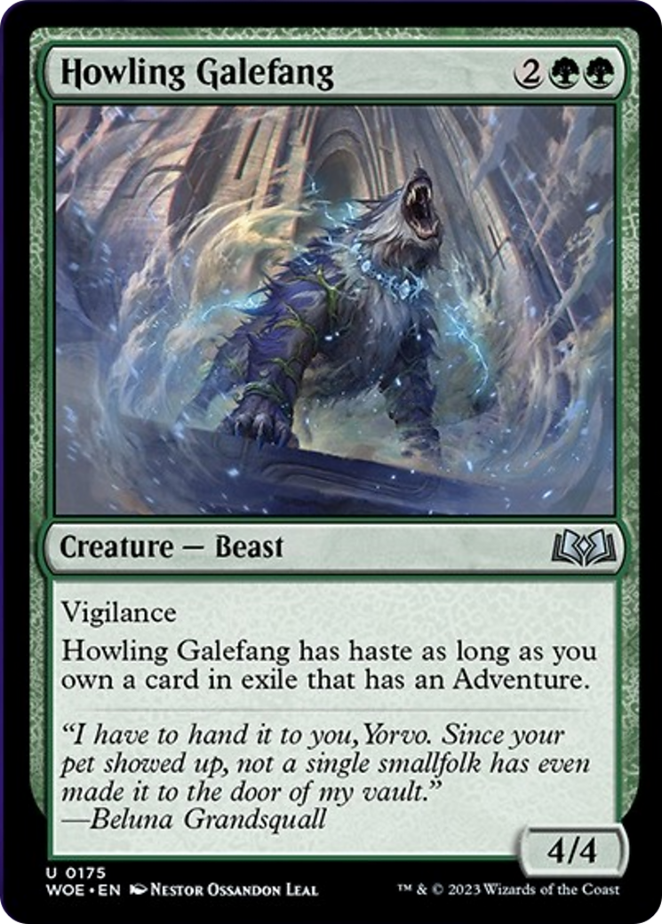 Howling Galefang [Wilds of Eldraine] | PLUS EV GAMES 