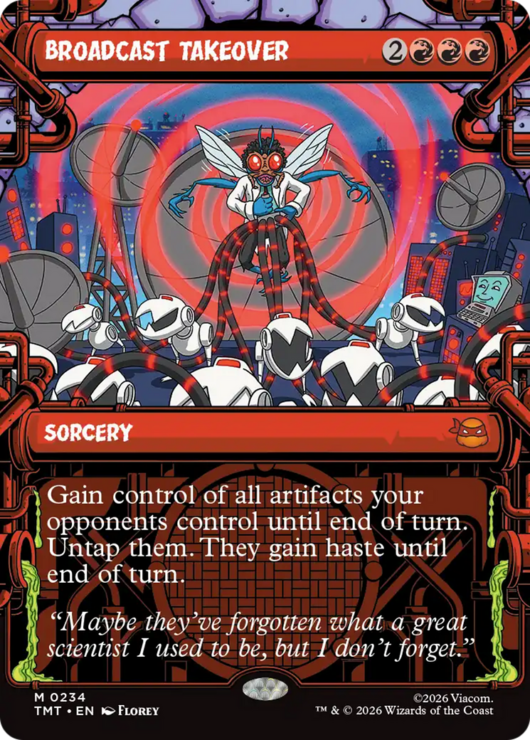 Broadcast Takeover (Showcase) [Teenage Mutant Ninja Turtles] | PLUS EV GAMES 