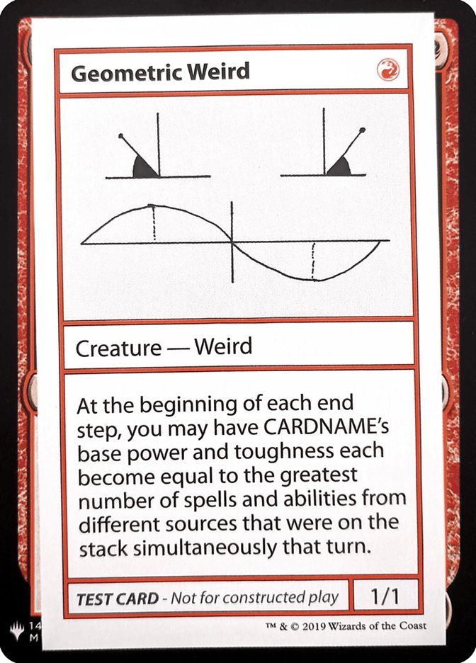 Geometric Weird [Mystery Booster Playtest Cards] | PLUS EV GAMES 