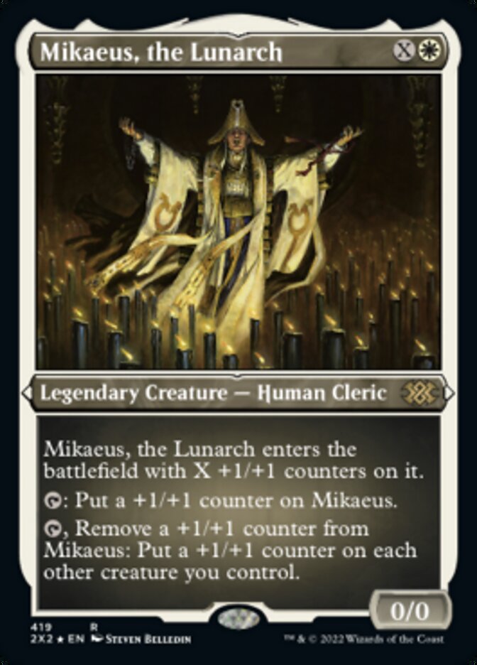 Mikaeus, the Lunarch (Foil Etched) [Double Masters 2022] | PLUS EV GAMES 